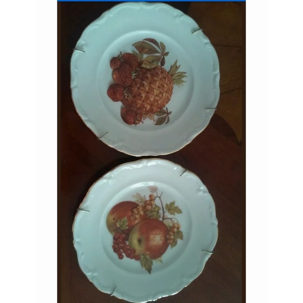 Set of 2  WINTERLING ROSLAU  Decorative plates